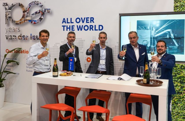 Letter of intention Barges Royal Van der Leun Damen Shipyard Europort